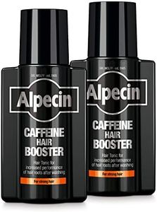 Alpecin Black Booster Tonique pour Cheveux 2x 200ml | Prévient et Réduit la Chute des Cheveux | Croissance Naturelle des Cheveux Hommes | Energisant pour des Cheveux Forts