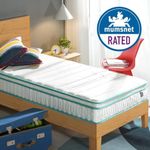 Zinus Hybrid Memory Foam Sprung Mattress H3-H4 Height 20 cm 90 x 200 cm Oeko-Tex Certified