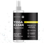 Yoga Clean - 100% Natural Yoga Mat Cleaning Spray and Deodorizer To Fight Odor and Protect Your Mat | Made In The USA | 8 oz Safe For Cork, Rubber, And All Fabric