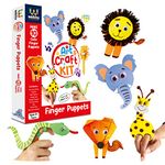 Webby DIY Finger Puppets Art and Craft Activity Kit | Hobby Kit | Decoration | School Projects | Craft Supply | Make 10 Cute Finger Puppet | Return Gift for Kids