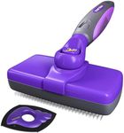 Hertzko Dog Slicker Brush and Dog Hair Remover - Self-Cleaning Brush for Cats and Dogs - Pet Hair Remover Brush for Fur - Gently Removes Mats, Tangles, and Loose Hair - Ideal for Home Use