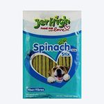 JerHigh Spinach Style Stix Stick Dog Treat for All Life Stages, 100 g