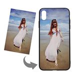 Make Your One-and-Only Custom Phone Case - Personalized Photo Text Logo Back Cover Case for iPhone Xs Max