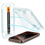 Spigen Glas.tR EZ Fit Tempered Glass Screen Protector for iPhone 16 Pro Max - 2 Pack