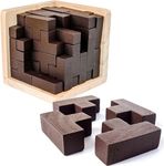 Original 3D Wooden Brain Teaser Puz