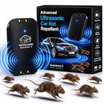 RATGUARD SonicArmor X Rat Repellent for Car Engine | Rodent Repellent for Car & Car Rat Protector | Made in India | 12V Battery Powered | AI Smart Frequency | Heat Resistant | 5W | 2 Year Warranty