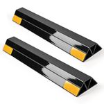 MEROBLE 2 PCS Parking Aid Car Stopper for Garage, Parking Gadgets for Car Stops, 18" L x 3.7" W x 1.8" H
