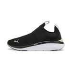 PUMA Women's Softride Pro Echo Slip-on, Puma Black-Gray Fog-puma White, 10