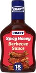 Kraft Spicy Honey Slow-Simmered BBQ Barbecue Sauce (18 oz Bottle)