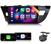 Car Radio for Toyota Corolla 2014 2015 2016 with Carplay Android Auto,2.5D Touch Screen GPS 5G WiFi 1280 * 800 Stereo for Corolla 2014-2016