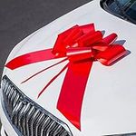 Giant Car Bow 58.4 cm, Large Red Bo