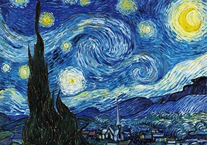 2000 Pieces Jigsaw Puzzle for Adults with Kids Floor Puzzle Kids Intellectual Game Learning Education Decompression Toys - The Starry Night, Van Gogh