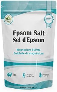 Yogti Epsom Salt, Premium Quality Bath Salt- Canadian Brand 3 pound, White, 1.3608 kg (Pack of 1) - Package May Vary