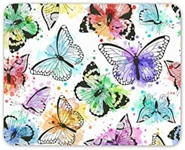 Painted Butterflies Mouse Mat Pad Butterfly Girls Computer PC #8160