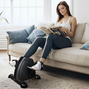 himaly Mini Exercise Bike – Portable Pedal Exerciser with LCD Display, Adjustable Resistance for Home Leg & Arm Fitness