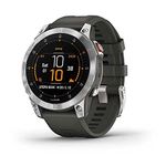 Garmin epix Gen 2 Premium Multisport GPS Smartwatch (47 mm), AMOLED Touch Screen, Advanced Health and Training Features, Adventure Watch with up to 16 days battery life, Slate Steel and Black