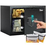 SEKAM Personal Security Safe with Biometric Fingerprint Access