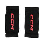 CCM Hockey Lace Bite Protector, PU Gel Pad Insert, Polyester Sleeve, Ankle Coverage, Black, OSFA