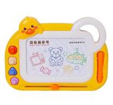 Fratelli Toynest Magic Slate for Kids Pen Doodle pad erasable Drawing Writing Learning Graffiti Board Kids Gift Toy Magnetic Painting Sketch pad for Children (Yellow Duck Slate)