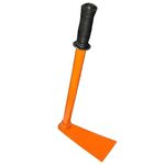 OUTO Manual Hand Hoe Cultivator Weeder Heavy-Duty Gardening Tool for Loosening Soil Digging Agriculture and Home Use with Rubberised Handle Grip (Yellow, Pack of 1)