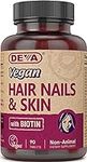 DEVA Vegan Vitamins Hair, Nails & S