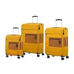 Samsonite Vaycay Spinner 3-Piece Nested Set (CO/Med/Lg) (Color : Golden Yellow)