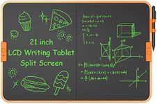 GIGART Split Screen LCD Writing Tablet, 21 Inches Erasable Doodle Board Drawing Tablet for Kids Adults, Reusable Large Doodle Pad Drawing Pad, Educational Toys Gifts for 3-12 Year Old Boys Girls