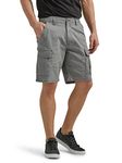 Wrangler Authentics Men's Classic Cargo Stretch Short, Gunmetal, 42 Regular