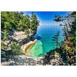 The Towering View of Lake Superior from Michigan On The Upper Peninsula - Premium 500 Piece Jigsaw Puzzle - Made in USA