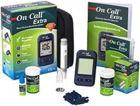 On Call Extra Blood Glucose Meter Starter Kit (incl. 10 Test Strips, 10 Lancets, 1 Lancet Device, 1 Control Solution) (MMOL/L)