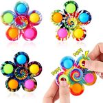 Fidget Spinner Bulk 4 Pack, Sensory