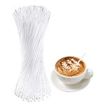 Coffee Stirrers,100PCS Clear Acrylic Cocktail Stirrers Swizzle Sticks,Beverage Mixer Bar Stirring for Candy Lollipop Cake Chocolate Birthday Wedding Party 4"(10.2cm)