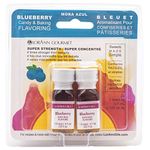 LorAnn Twin Pack Super Strength Flavoring Oils – Highly Concentrated Food Grade Extracts for Baking, Candy Making, and Beverages (Blueberry)