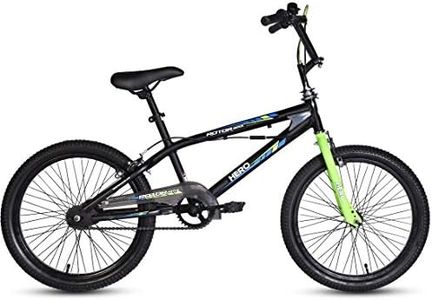 Hero Rotor Unisex-Youth Bmx Bike 20T , 13 In Steel Frame , Single Speed Cycle (Brake Style: Caliper) Black, Rigid, ?13 Inches