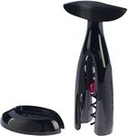 Le Creuset Wine Accessories Corkscrew Gift Set with Corkscrew and Foil Cutter, Table Model GS-200, Black, 59062011007461