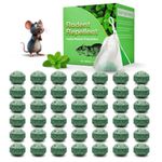 PANCA Natural Rodent Repellent Tablets for Car & Home Pack of 10 | Peppermint Rat Repellent Mouse Deterrent for Car Wires Garage Kitchen Indoor Outdoor Pest Repeller Safe for Children & Pets