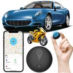 Car GPS Tracker,Magnetic Mini Vehicle Tracker (Compatible with iOS & Android),Real Time Vehicle Tracker,No Monthly Fee,IP68 Waterproof,Car Tracking Device for Car, Truck,Kids,bike,Global Coverage-
