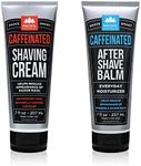 Pacific Shaving Company Caffeinated Shaving Cream & Aftershave Set - Shave Kit for Men - Antioxidant + Caffeine Enriched Shave Cream + Aftershave Lotion (7 Oz, 2 Pack)