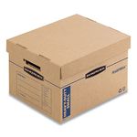 Bankers Box SmoothMove Maximum Strength Moving Boxes, Tape-Free Assembly, Easy Carry Handles, Small, 15 x 12 x 10 Inches, 8 Pack (7710201)