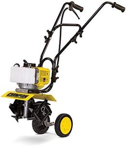 Champion Power Equipment 43cc 2-Stroke Portable Gas Garden Tiller Cultivator, Adjustable Depth