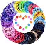 Hair Bobbles, 200Pcs Hair Ties Elas