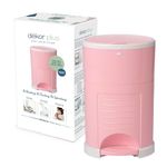 Dekor Plus Hands-Free Diaper Pail, Soft Pink