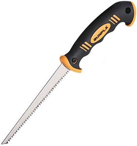 Gunpla 6" Drywall Hand Saw, Sharp Pro Jab Saw with Ergonomic Soft-Grip Handle Perfect For Sawing, Trimming, Gardening, Pruning & Cutting Wood, Wallboards & More