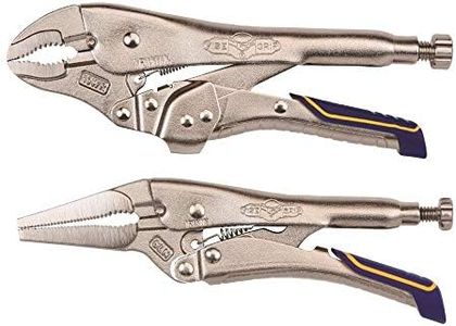 IRWIN VISE-GRIP Locking Pliers (10-Inch) & Linesman Pliers (6-Inch) Combo (IRHT82588)