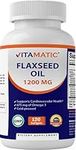 Vitamatic Flaxseed Oil 1200mg 120 f