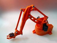 Printed Bots - Robotic Arm 3D Printed Parts with Nuts and Bolts (Robotic ARM MK2-3D Printed Parts Only)