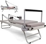 Pilates Reformer Machine for Home - Adjustable Intensity Foldable Bed For Strength Training | Yoga Exercise Equipment Perfect For Pilates Lovers