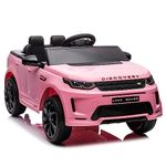 Kids Republic Licensed Discovery - 12V Electric 1 Seater Ride-On Car for Kids with Realistic Design, LED Lights, Remote Control, Horn, and Bluetooth MP3 Player (Pink)