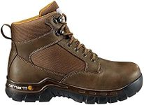 Carhartt Men's Rugged Flex 6" Brown Steel Toe CMF6284, 9 M