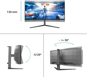 Philips Evnia 34" OLED Gaming Monitor – UltraWide, HDR